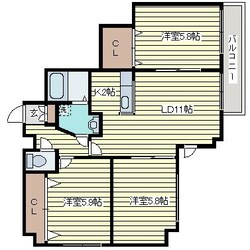 栄町駅 徒歩1分 4階の物件間取画像